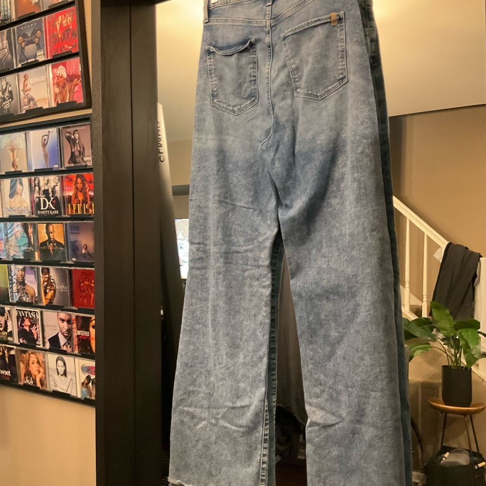 (Lori) Joe's Jeans Blue Flare Wide-Leg Denim - Picture 6 of 11